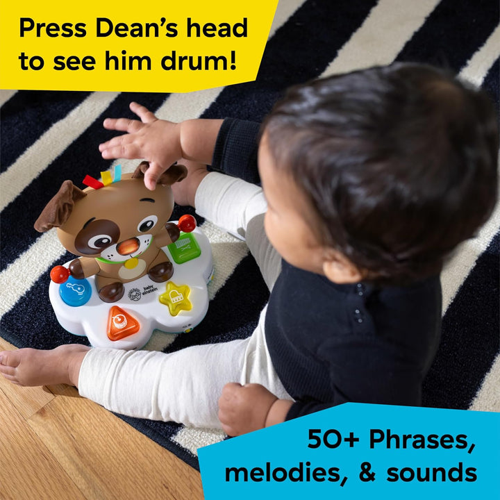 Baby Einstein, Drum & Learn Dean Musikalisches Lernspielzeug, Multisensorisches Babyspielzeug, 2 Spi