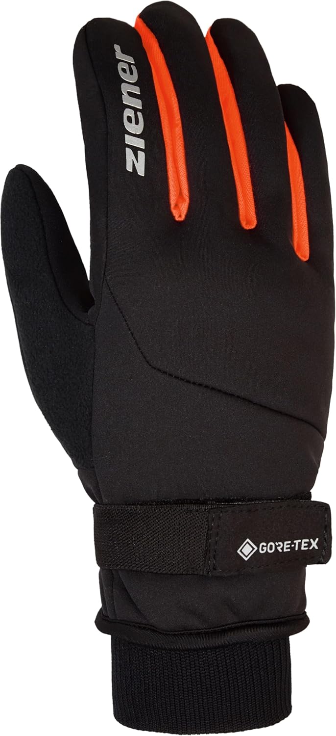 Ziener Erwachsene SMU 18-Bike 199 GTX(R) Glove Fahrrad Poison orange 7.5, Poison orange 7.5