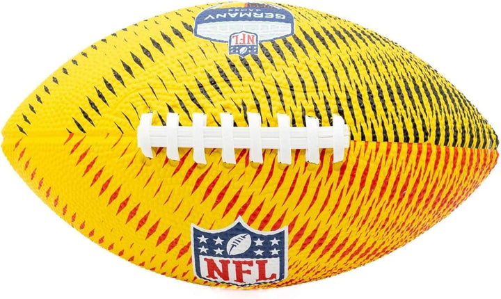 Wilson NFL Germany Games Tailgate Football, Gekörntes Design mit robusten Nähten, Fachmännisch gefer