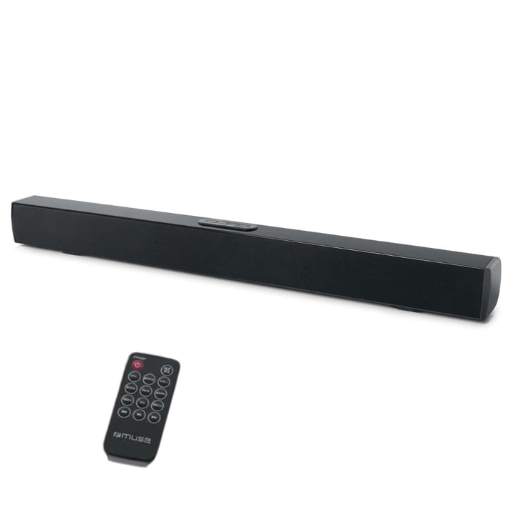 Muse TV Soundbar Bluetooth mit optischem Eingang, AUX-In und RCA-Eingang, 50 Watt Ausgangsleistung