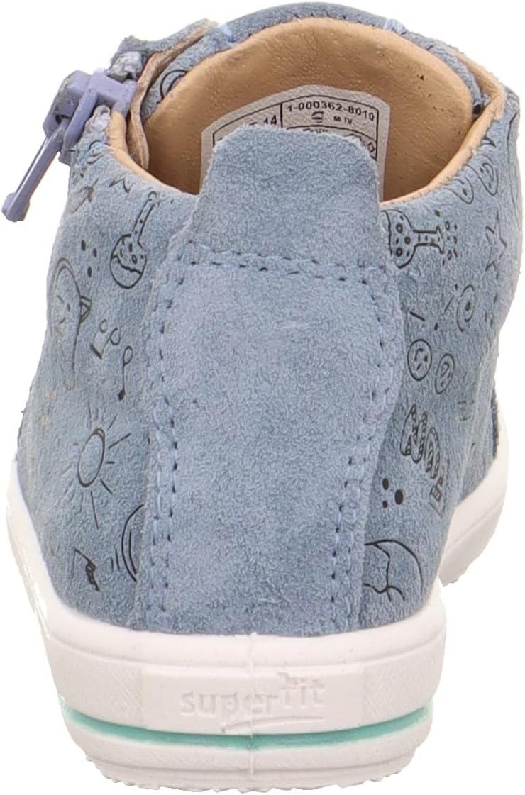 Superfit Jungen Moppy Lauflernschuhe 19 EU Blau Weiss 8010, 19 EU Blau Weiss 8010