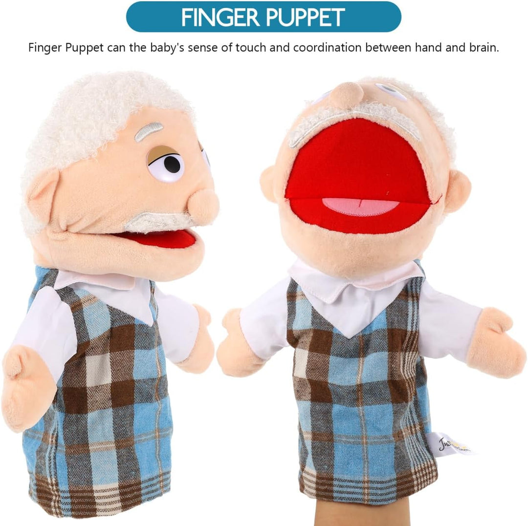 BESPORTBLE Handpuppen Für Kinder 30 Zoll Plüsch Handspielzeug Mit Mundbewegung Für Interaktive Gesch