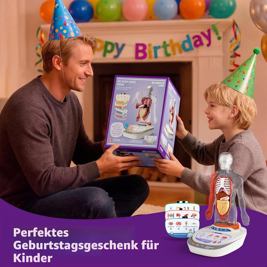 Science Can Anatomiemodell für Kinder, Menschliche Körper Set, Interaktive Spielzeug - Englisch, 22c