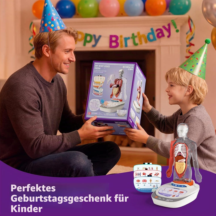 Science Can Anatomiemodell für Kinder, Menschliche Körper Set, Interaktive Spielzeug - Englisch, 22c