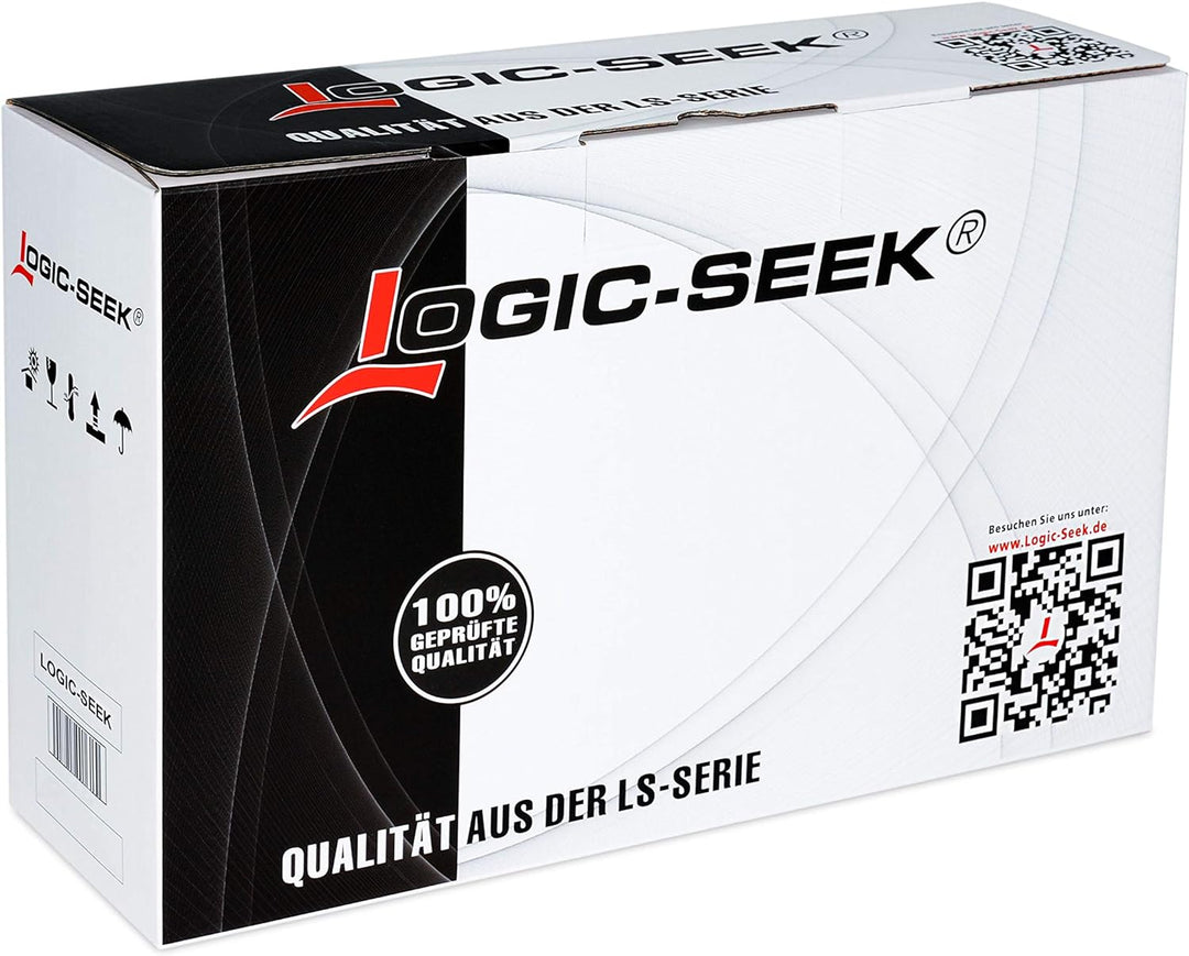 Logic-Seek 4 Toner kompatibel mit Dell H625 H825 CDW H820 Series S2825 CDN - Schwarz 3.000 Seiten, C