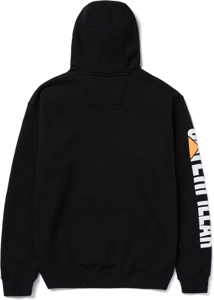 Caterpillar Herren Trademark Banner Kapuzen-Sweatshirt Kapuzenpullover 4XL Schwarz, 4XL Schwarz