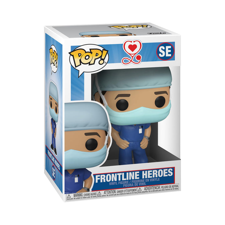 Funko Pop! Heroes: Front Line Worker-Male #1 - Vinyl-Sammelfigur - Geschenkidee - Offizielle Handels