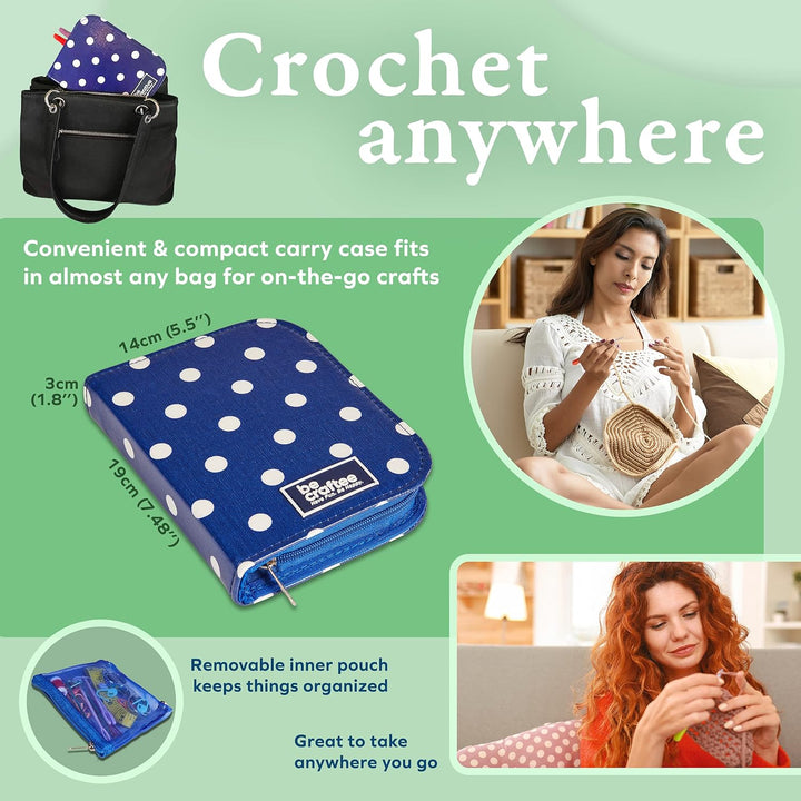 BeCraftee Die Besten Häkelnadeln Mit Ergonomischen Griffen für Extremen Komfort - Perfektes Häkelnad