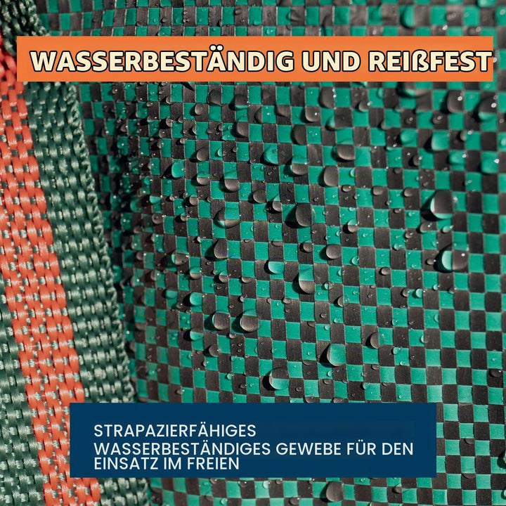 6er Set Gartensack -500L Gartenabfallsack mit extra verstärktem Boden -Heavy Duty Gartenarbeit Säcke