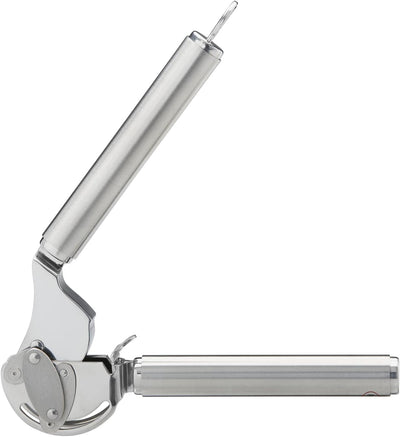 RÖSLE Knoblauchpresse mit Abstreifer, Presse in Profi-Qualität für Ingwer und Knoblauch, mit klappba