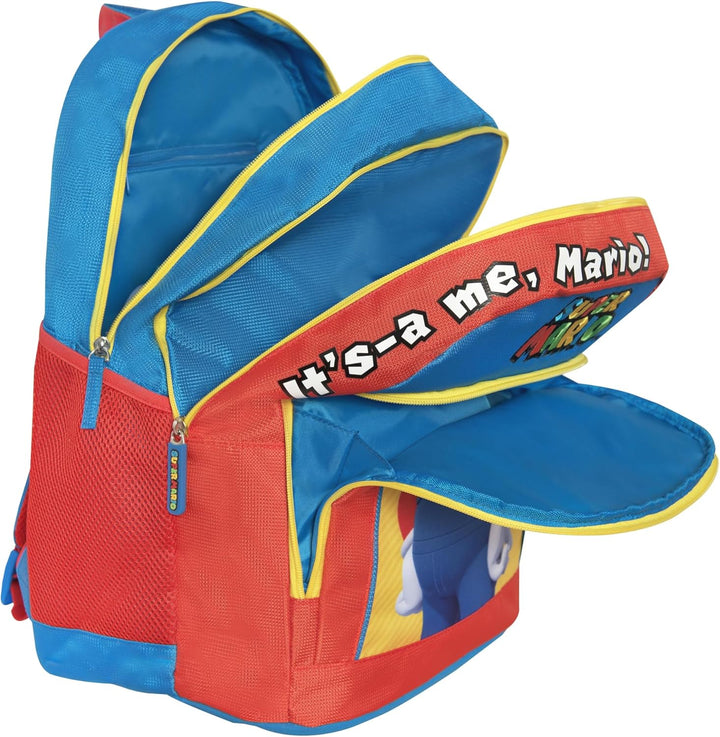 Franco Cosimo Panini Unisex Kinder Schulrucksack Schulrucksack 32x43Hx23 cm Blau, 32x43Hx23 cm Blau