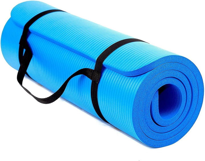 TechFit Yogamatte Rutschfest für das Fitnessstudio zu Hause - Pilates Matte für das Heimtraining, Yo