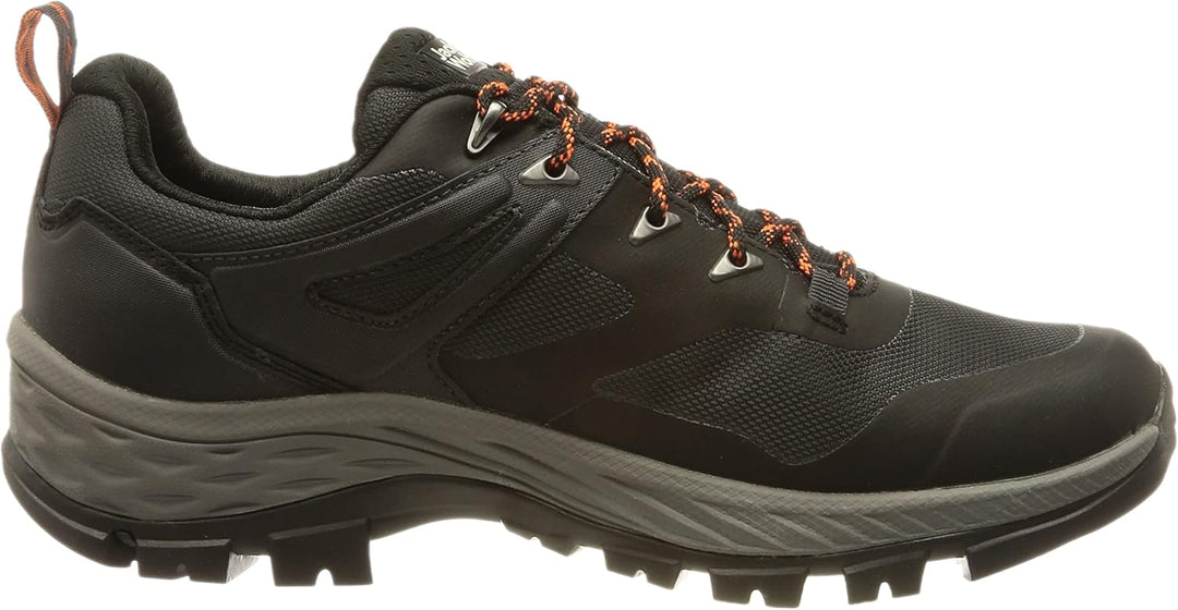 Jack Wolfskin Herren Rebellion Guide Texapore Low M Walking-Schuh 41 EU Black Orange, 41 EU Black Or