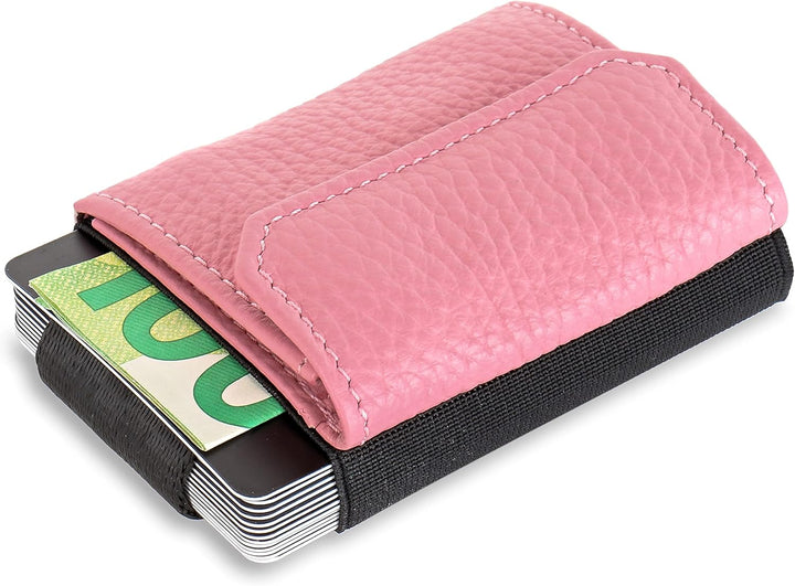 Jaimie Jacobs Minimalist Wallet Nano Boy Pocket Mini Geldbörse aus Textil mit Zugband schmaler Karte