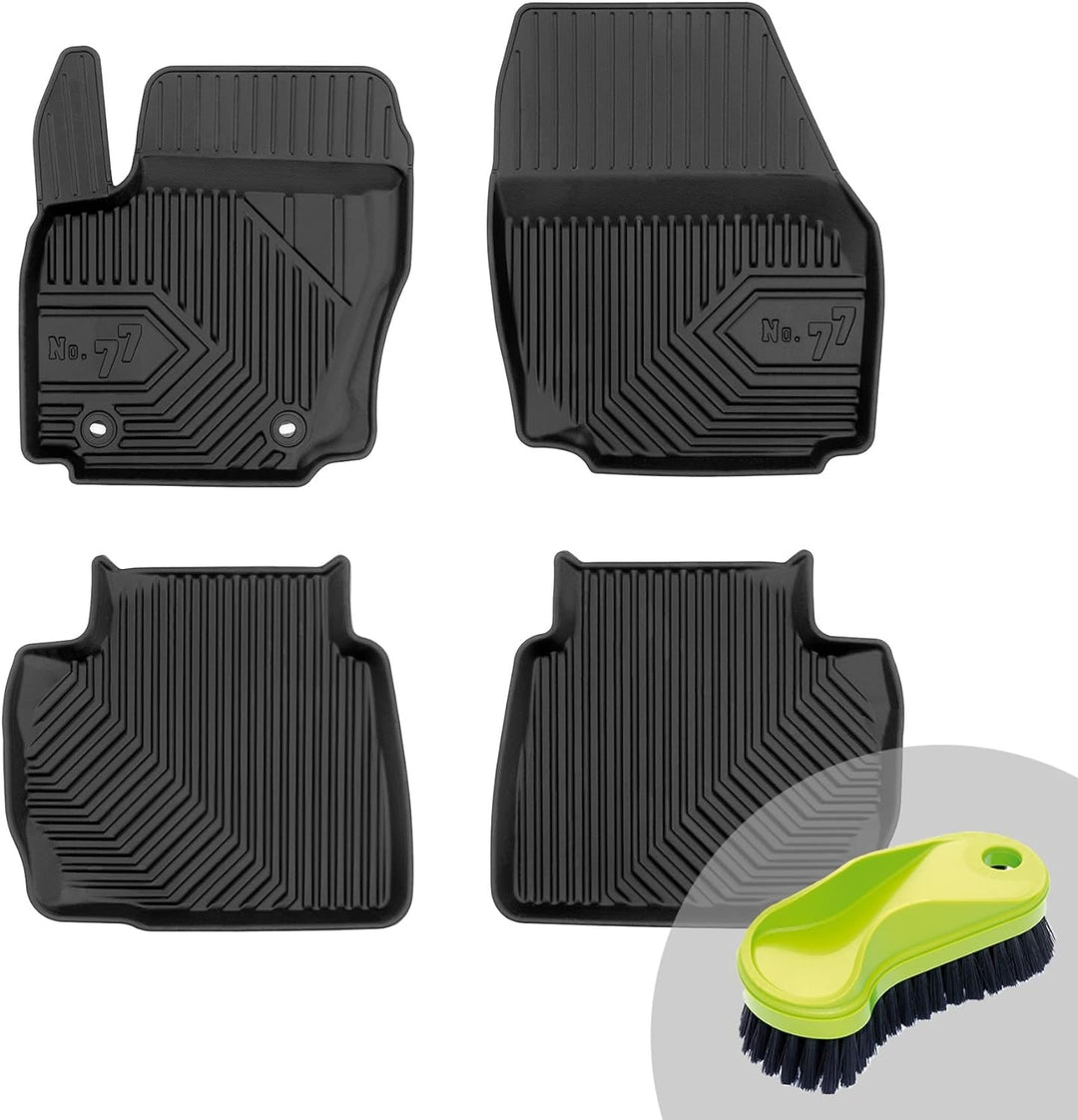 FROGUM No.77 Gummimatten Ganzjahresset von Auto Fussmatten Autofussmatten für Ford Mondeo IV 2007-20