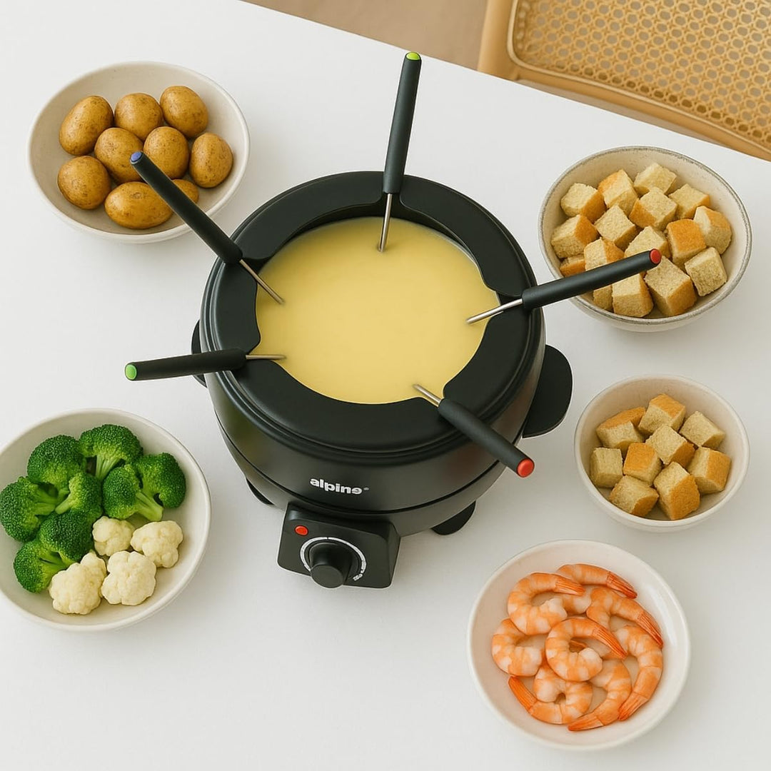 alpina 8711252270883 Fondueset, Edelstahl