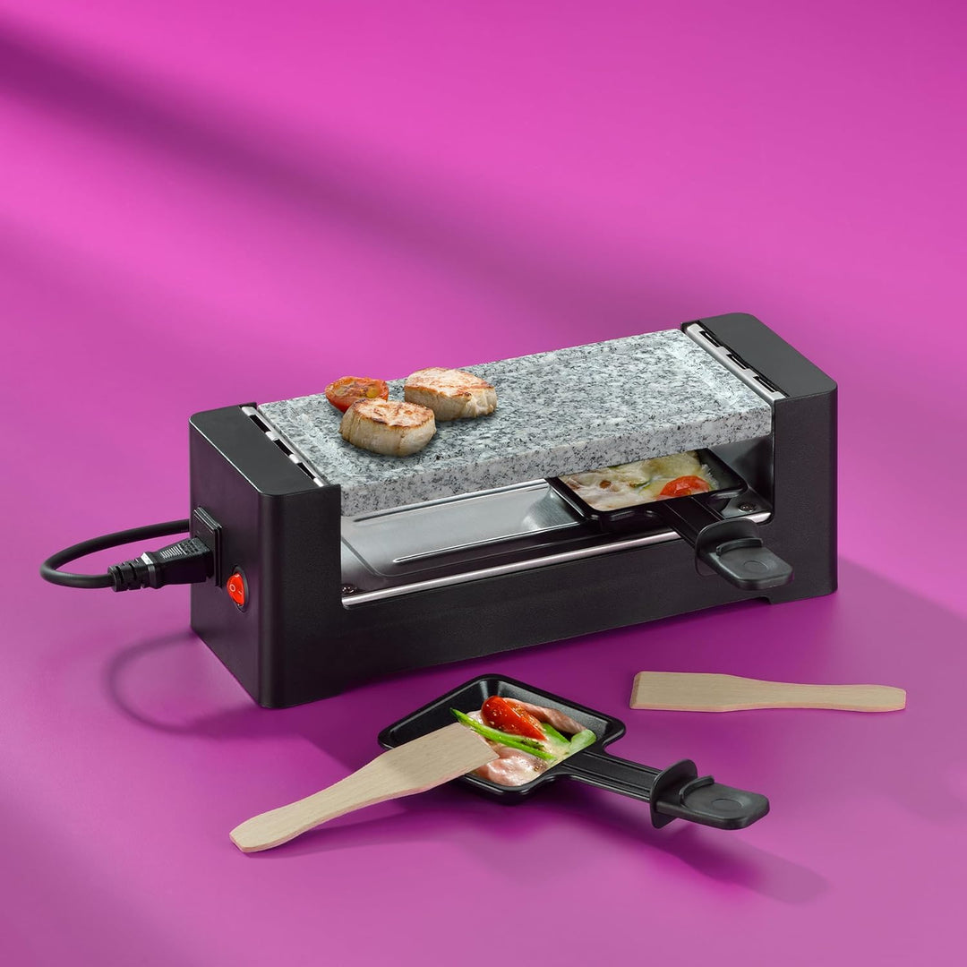 kela 10044 Raclette, Stoneware L 33cm x B 11cm x H 11,5cm Schwarz, L 33cm x B 11cm x H 11,5cm Schwar