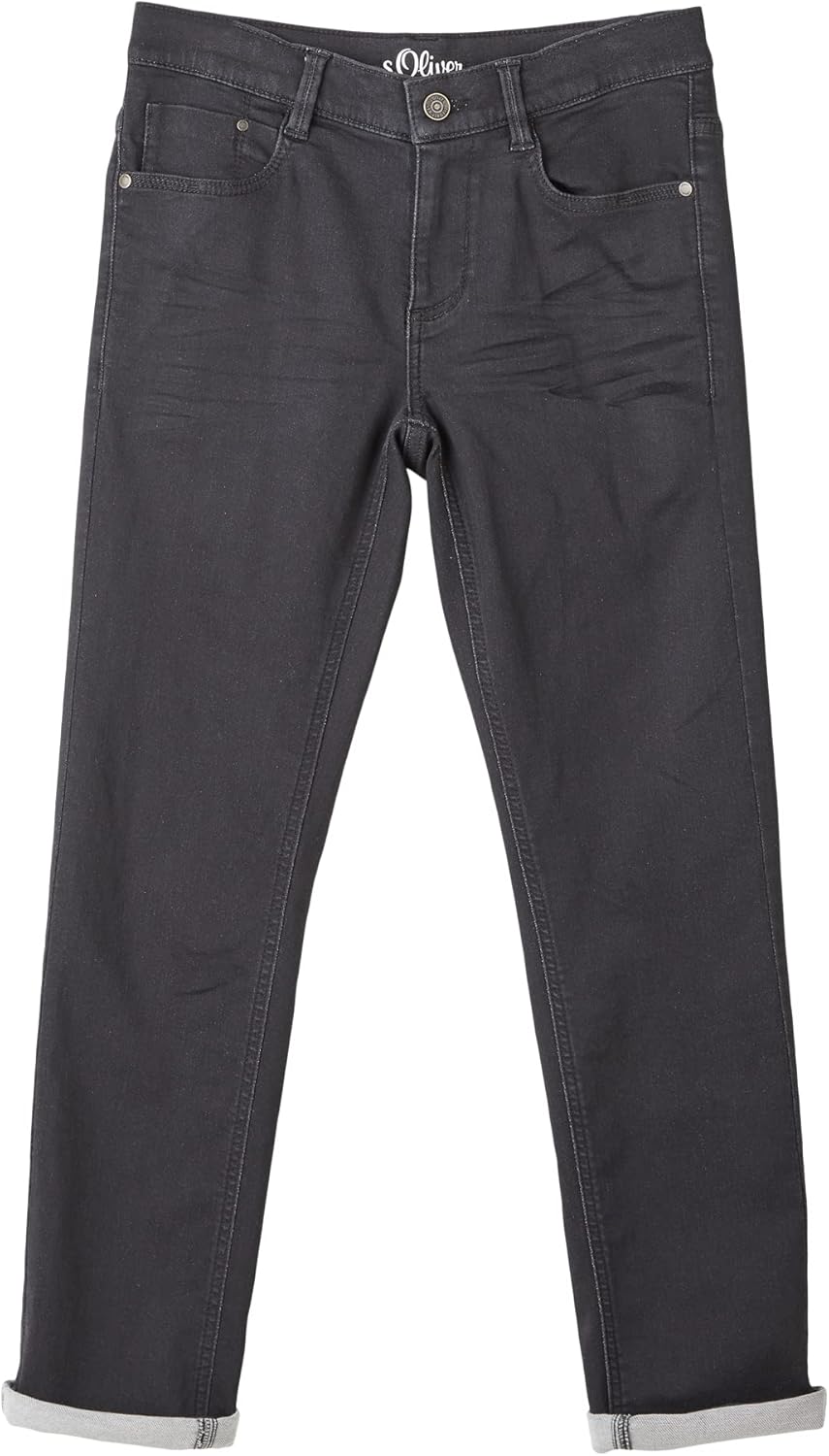 Esprit Boy's Jeans, Seattle Regular Fit, schwarz, 134