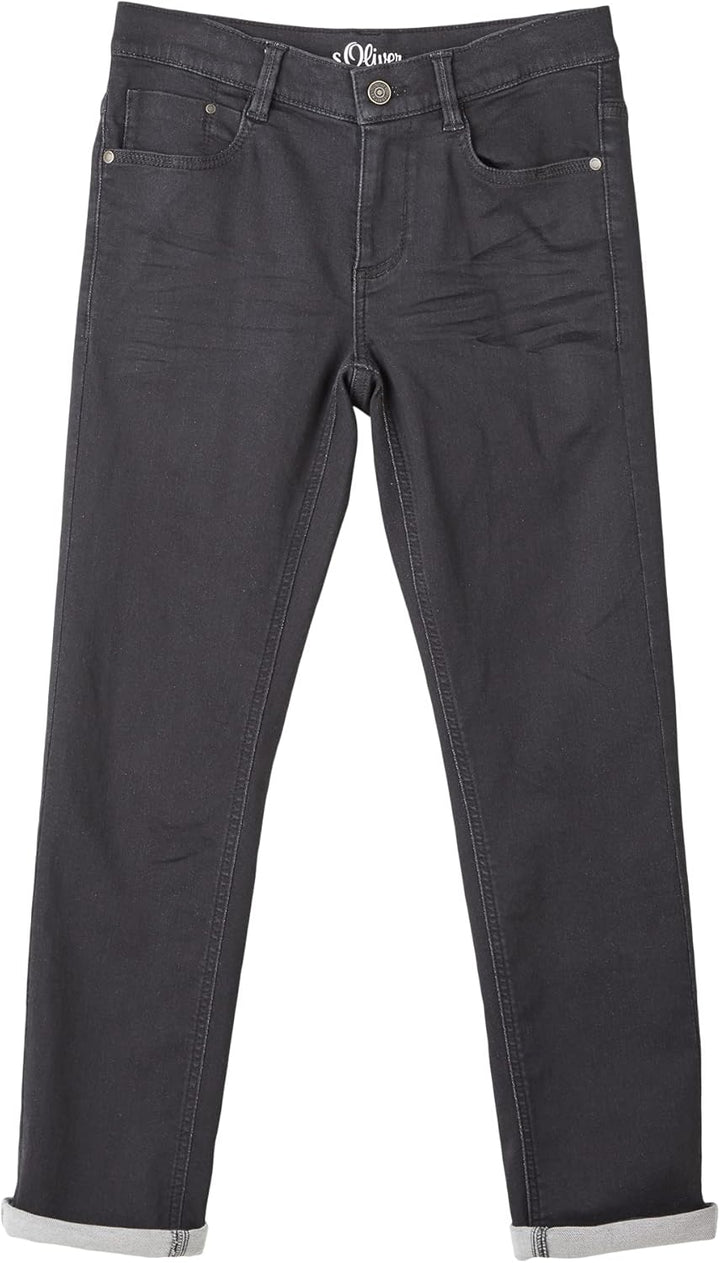 Esprit Boy's Jeans, Seattle Regular Fit, schwarz, 134