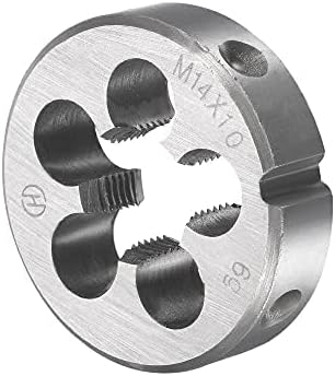 TOP-VIGOR M14 x 1 mm metrisches Gewindeschneider-Set, Maschinengewindebohrer mit rundem Gewindeschne