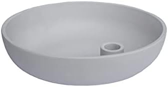 Storefactory Lidatorp L Kerzenhalter, hellgrau, Keramik, HxB 21 x 5 cm, handgearbeitet