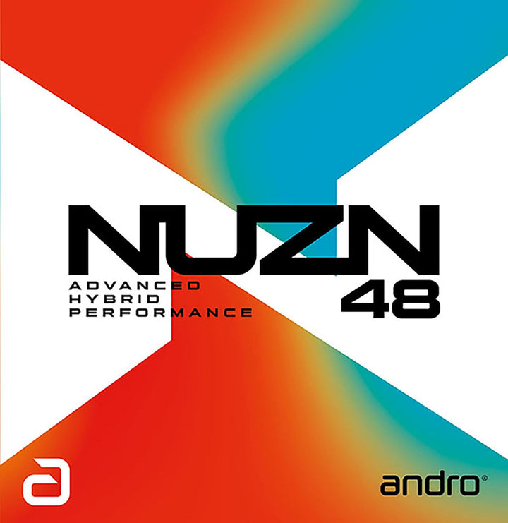 ANDRO NUZN 48 Tischtennisbelag 1,9mm Schwarz, 1,9mm Schwarz
