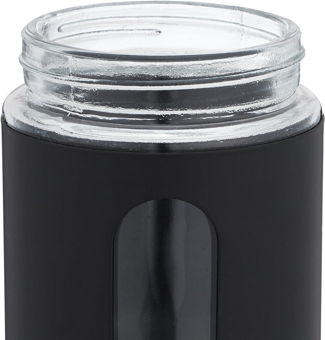 Relaxdays Gewürzstreuer, 6er Set, 3 Streugrössen, Gewürze & Kräuter, XL Gewürzgläser, 290 ml, Glas &