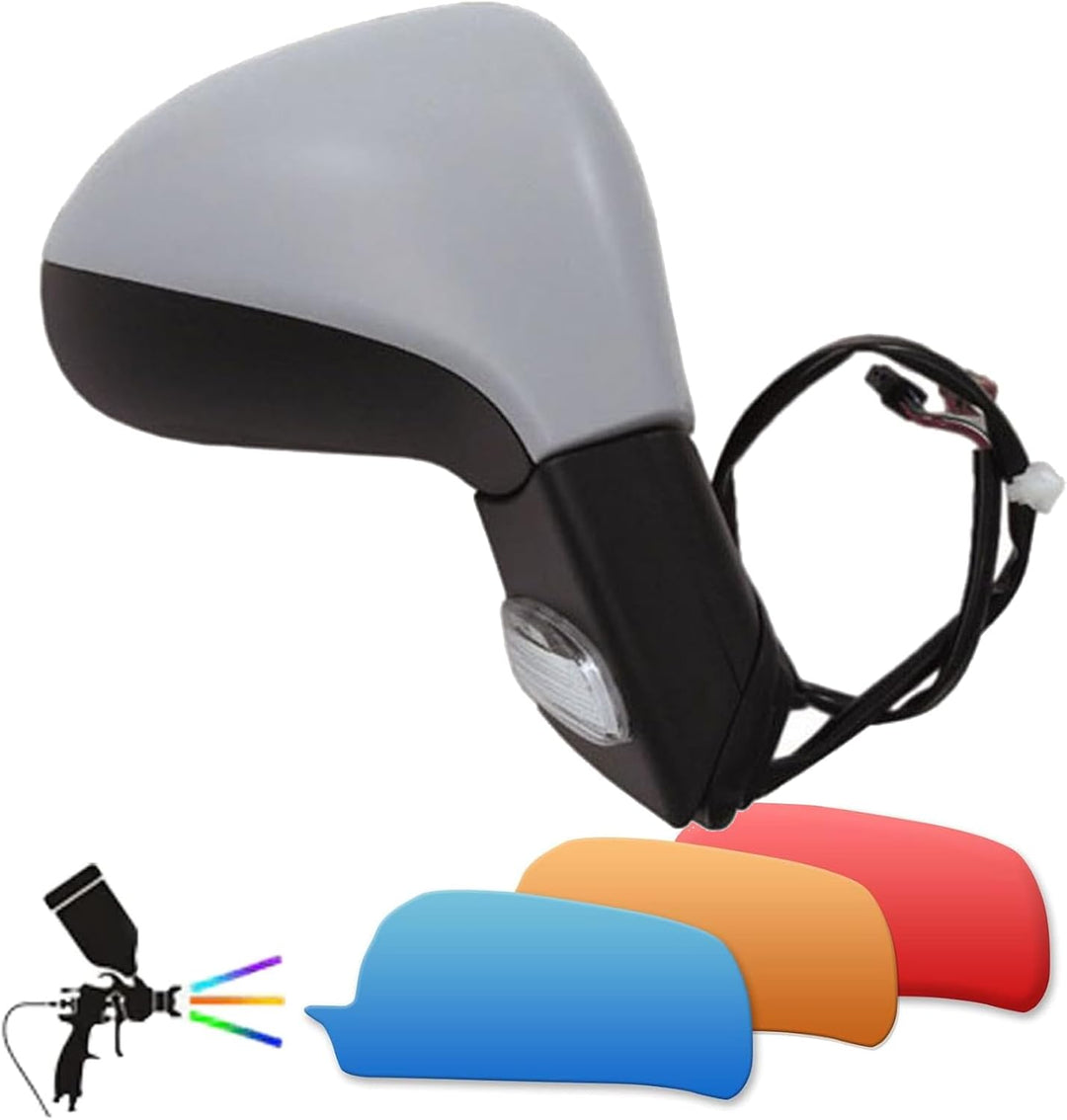 Convitex Aussenspiegel spiegel rechts für Peugeot 207 baujahr 2006- elektrisch TempSensor mit Blinke