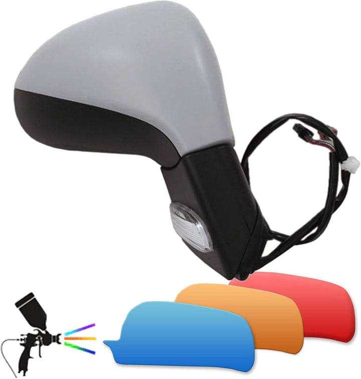 Convitex Aussenspiegel spiegel rechts für Peugeot 207 baujahr 2006- elektrisch TempSensor mit Blinke