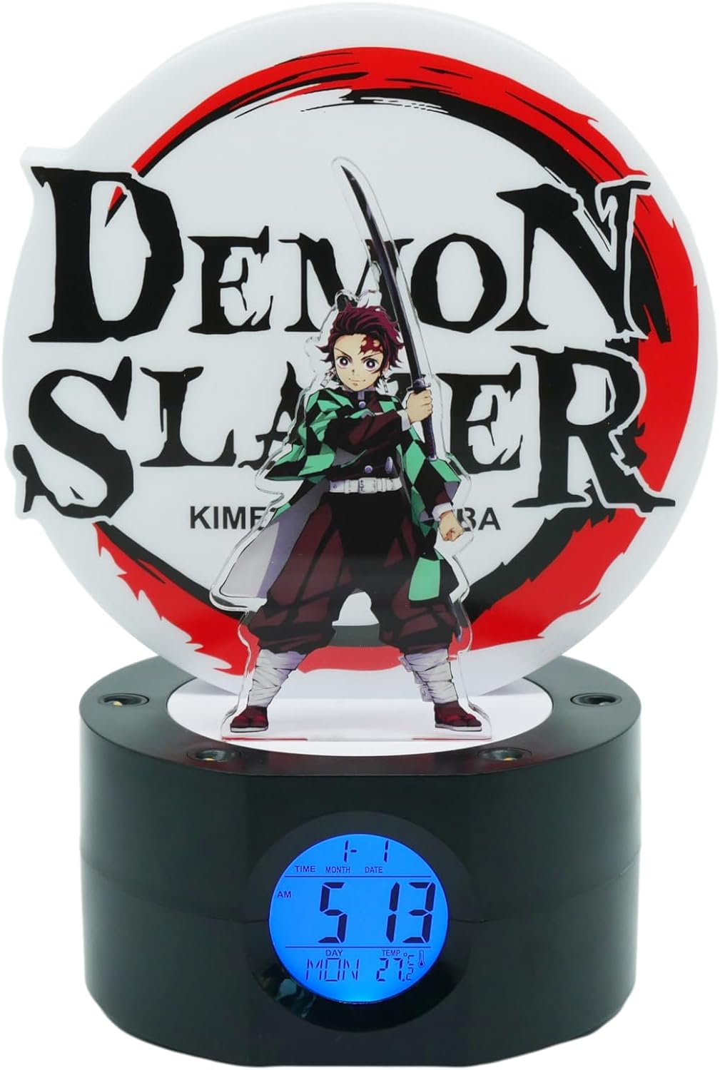 Teknofun 811755 Demon Slayer TANJIRO Lichtwecker, Black, one Size