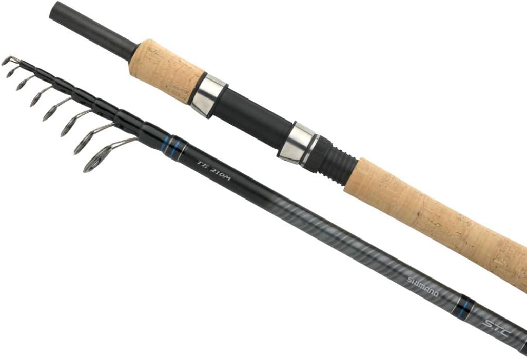 SHIMANO STC Mini Tele Spinning, Mini Teleskop Reise Angelrute 1.80