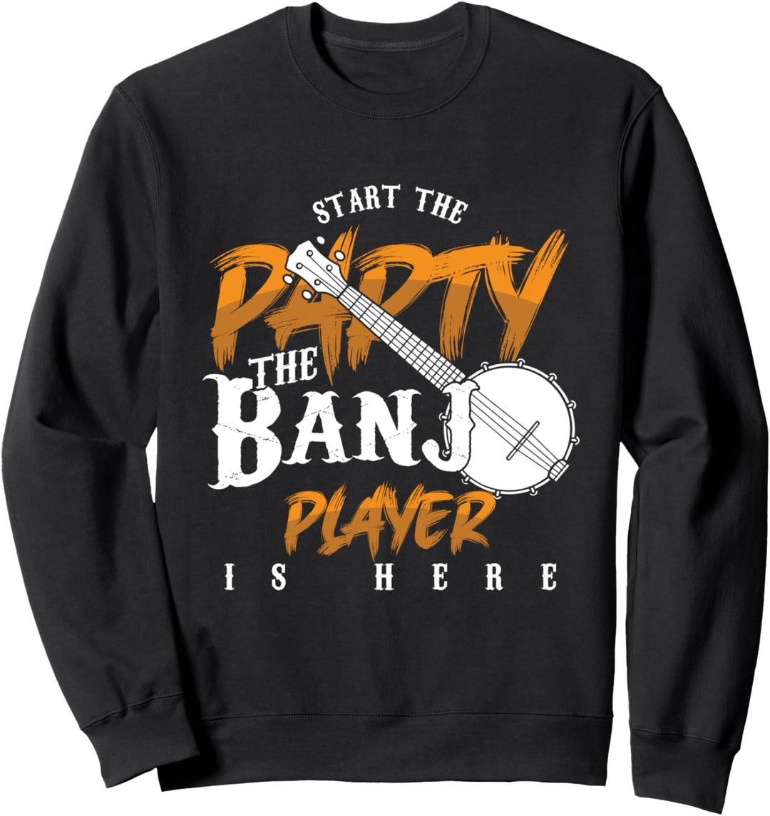 Banjo Party Banjospieler Countrymusik Saiteninstrument Sweatshirt