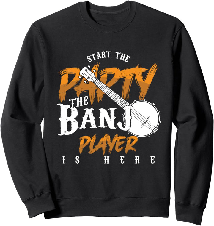 Banjo Party Banjospieler Countrymusik Saiteninstrument Sweatshirt