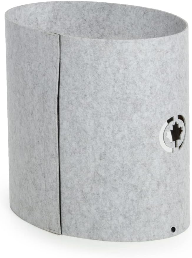CanadianCat Company | Owen-Tower XL ca. 50cm | Etagen-Filzbett mit Kratzböden für Katzen Hellgrau -