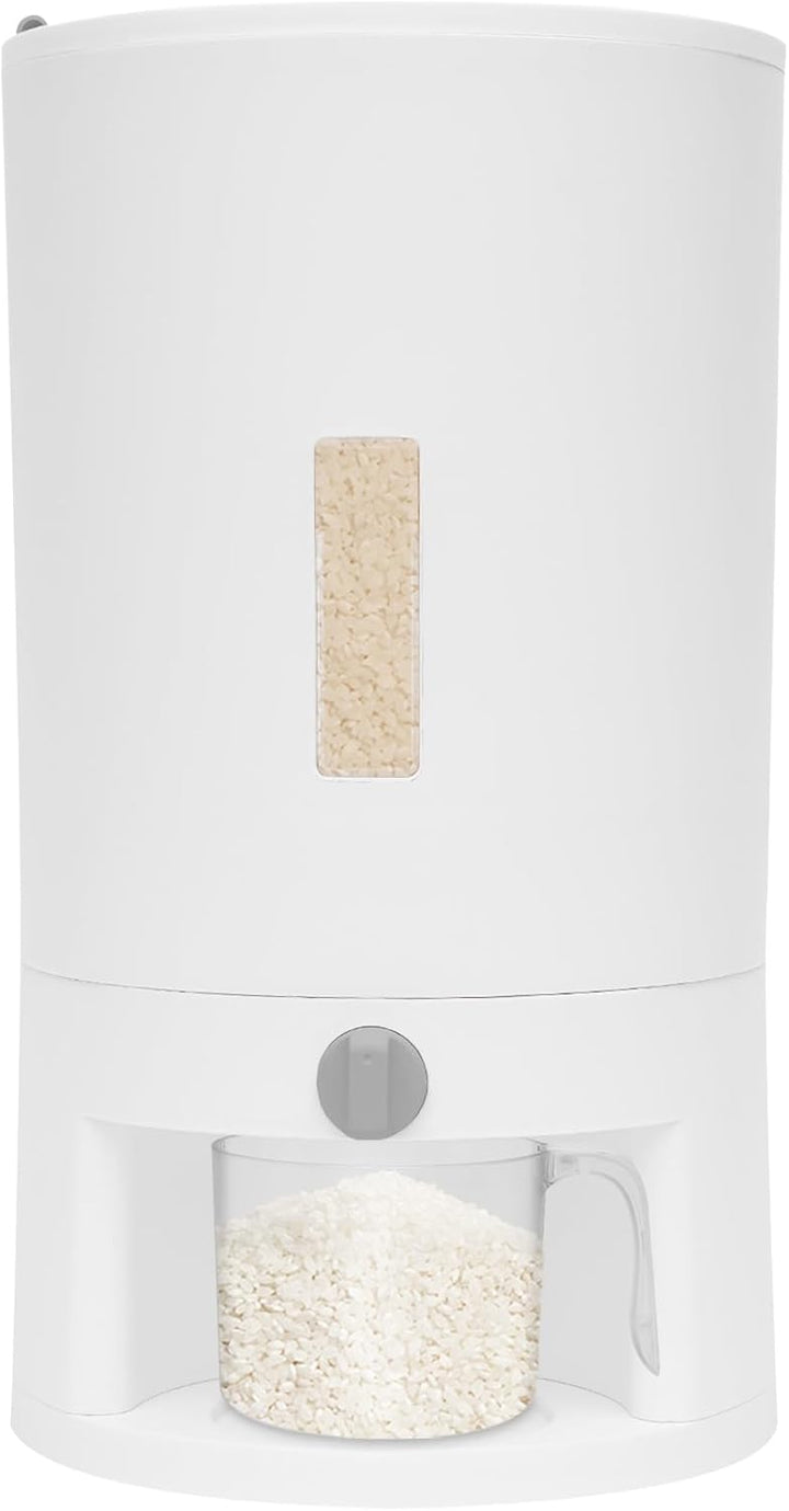 Müslispender 20L Reisbehälter Cornflakes Spender Reisspender mit Messbecher, Reisspender Reis Vorrat