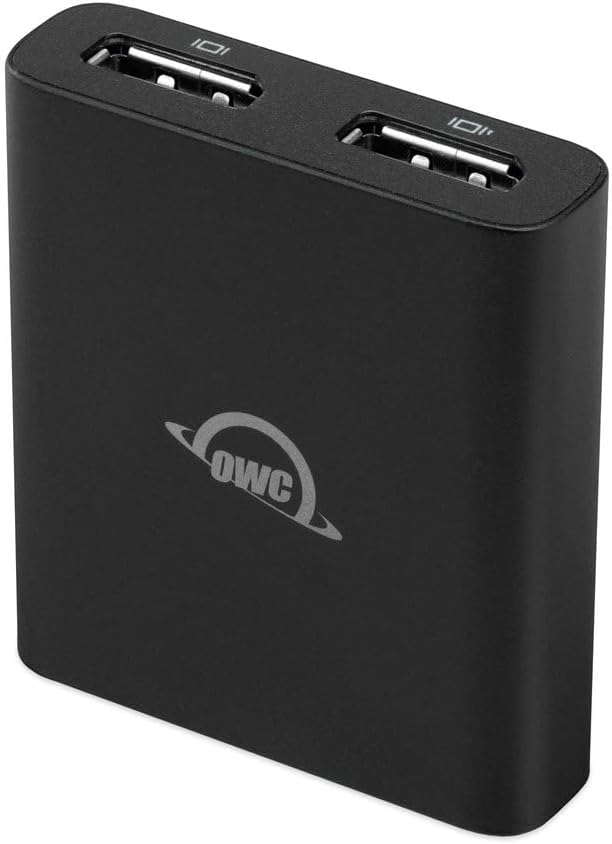 OWC Thunderbolt Dual DisplayPort Adapter - einfaches Hinzufügen von 4K-, 5K- oder 8K-Bildschirmen zu