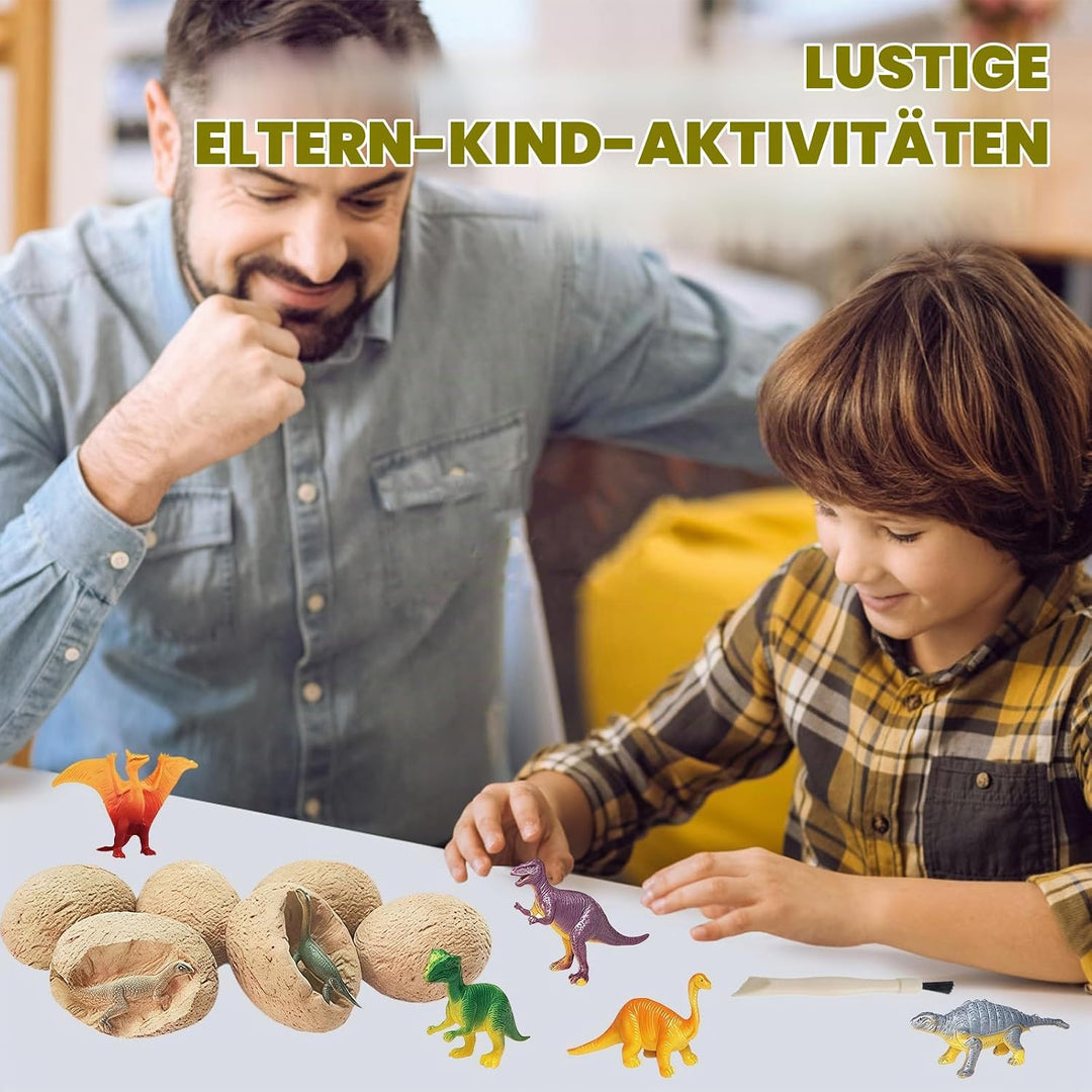 Dinosaurier Ausgrabungsset für Kinder, 12 Stk. Dino Ei Zum Ausgraben Figuren Dinosaurier Eier Ausgra