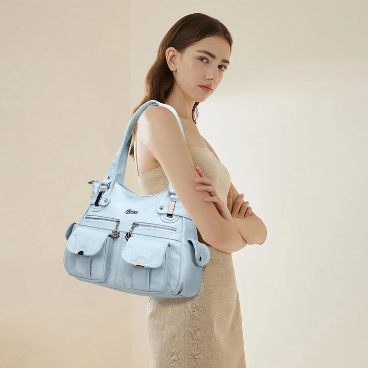 KL928 Tasche Damen Handtasche Umhängetaschen Damenhandtasche Schultertasche Lederhandtasche elegante