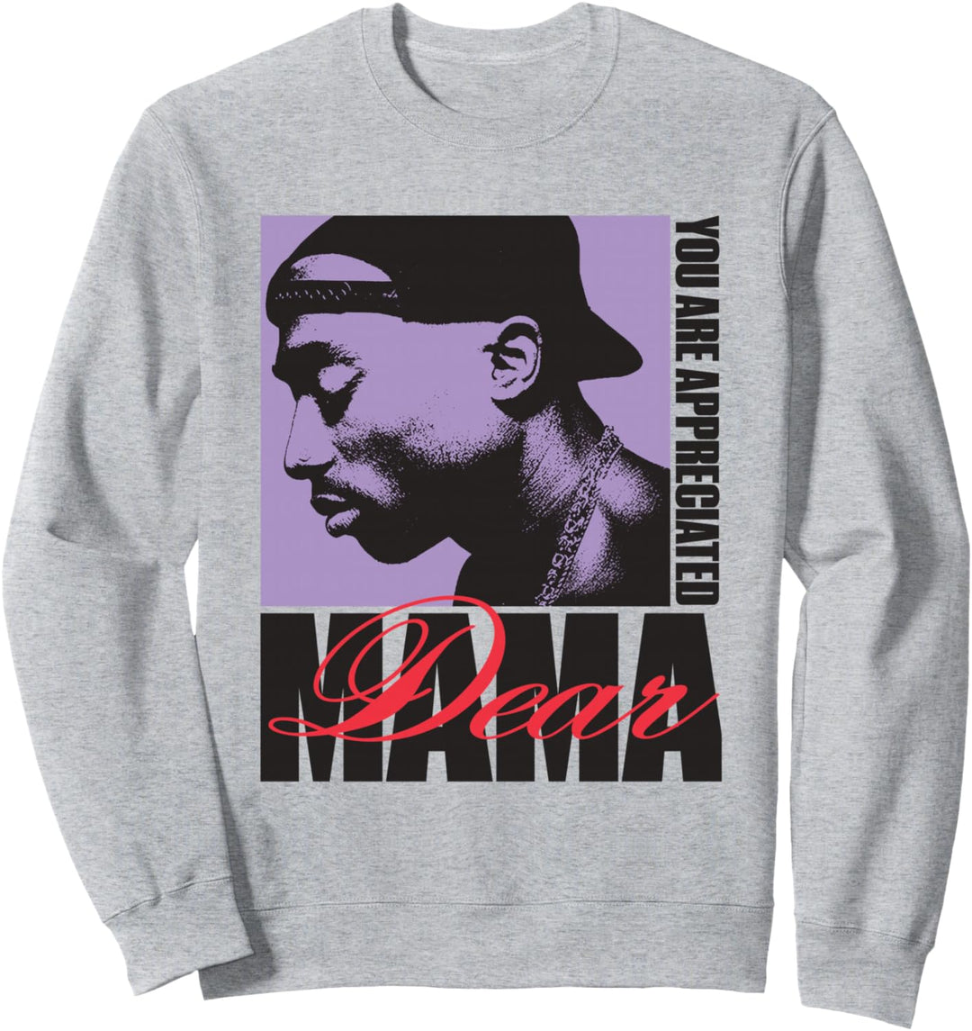 Offizielles Tupac Dear Mama geschätzt Sweatshirt