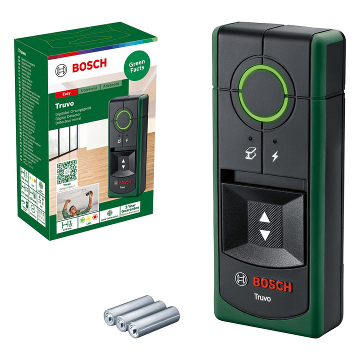 Bosch Ortungsgerät Truvo der 2. Generation (einfache Ein-Knopf-Bedienung, einfaches Orten von stromf