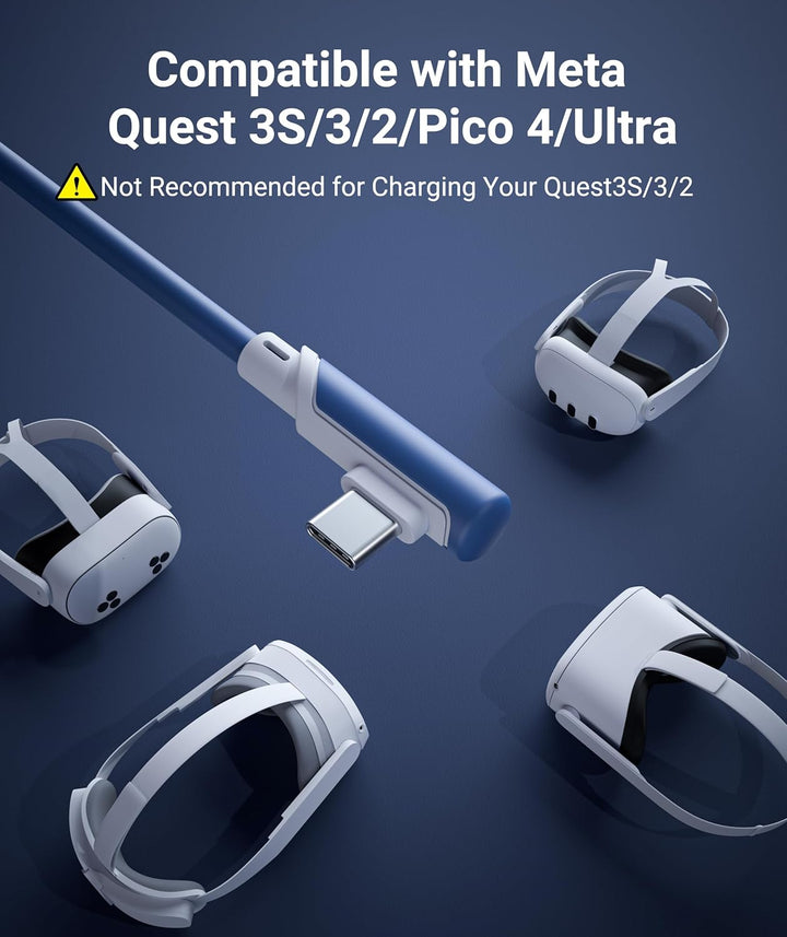 Syntech Link Kabel 5m Kompatibel mit Meta Oculus Quest 3/Quest2/1/Quest Pro und Pico 4/PC Steam VR Z