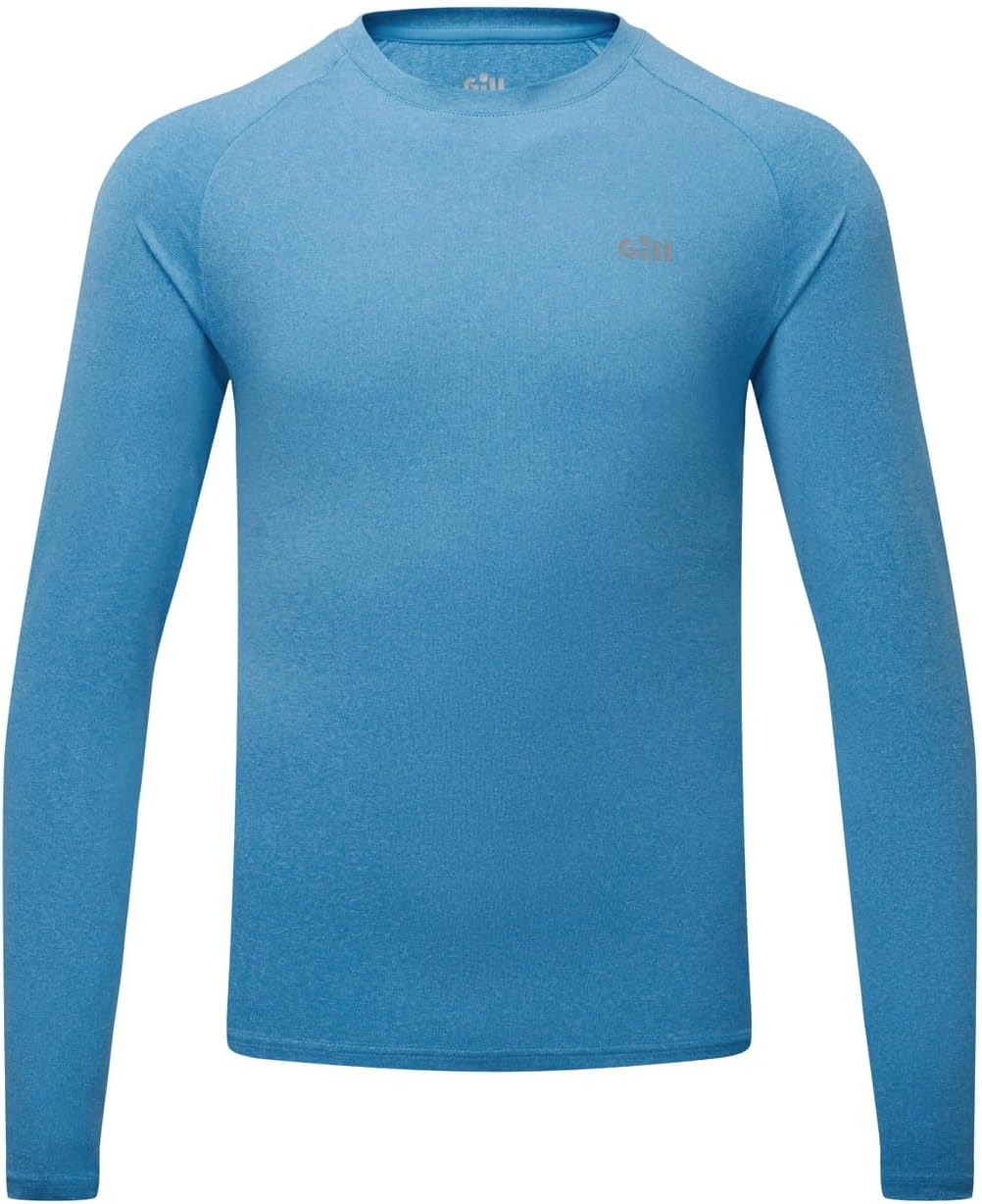 Gill Langarm-T-Shirt für Herren – Sonnenschutz und wasserabweisend Mischung aus Meereskümmel S, Misc