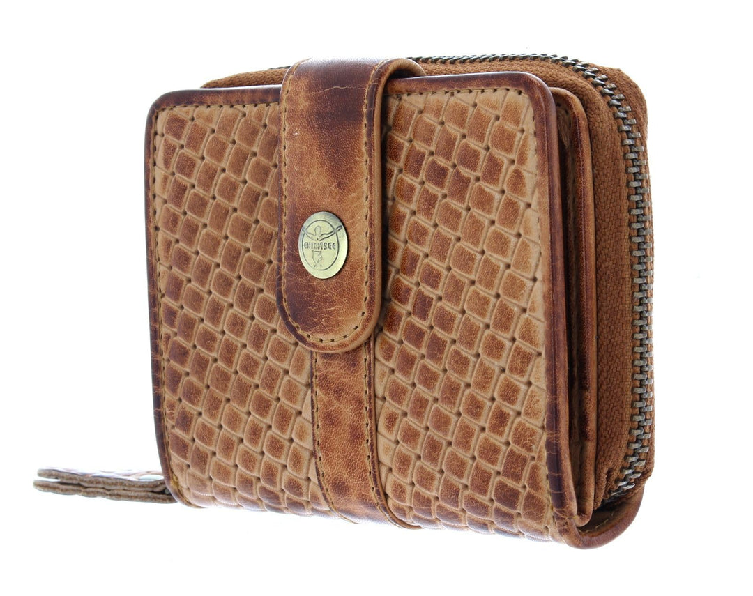 Chiemsee Geldbörse Echt Leder Cognac Damen - 020475