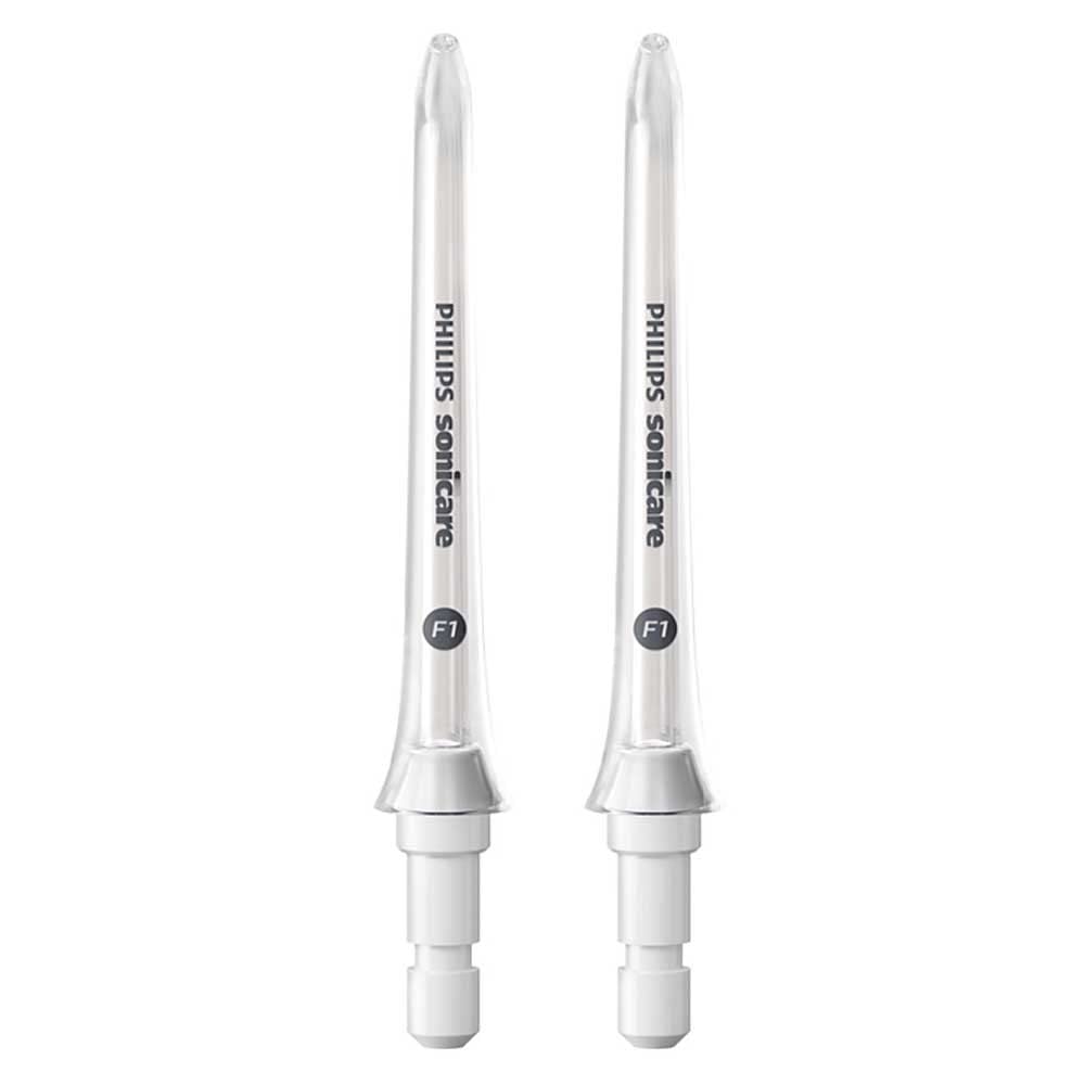 Philips Sonicare Standarddüse F1 für Mundduschen HX3042/00, Doppelpack; Mundwasser Flosser für die V