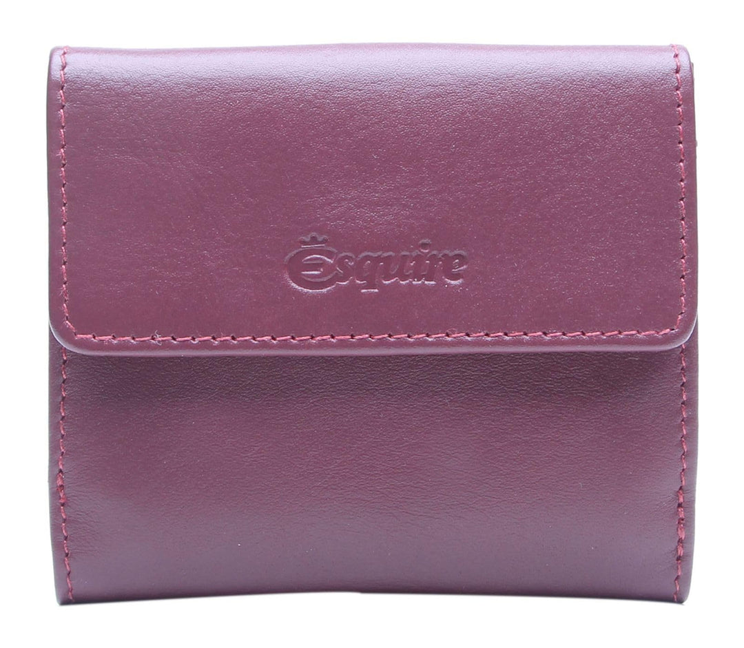 Esquire Peru Geldbörse RFID Leder 10 cm Einheitsgrösse Rot, Einheitsgrösse Rot