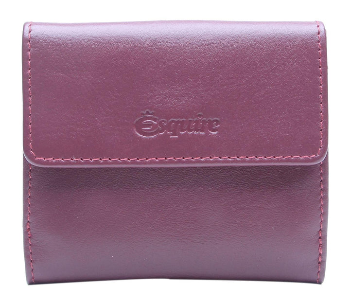 Esquire Peru Geldbörse RFID Leder 10 cm Einheitsgrösse Rot, Einheitsgrösse Rot