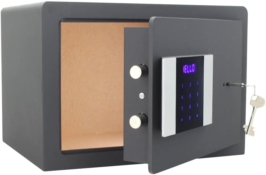 Rottner Hoteltresor Prestige 250, Elektronikschloss, Anthrazit, BxH 350x250 mm, Befestigungsmaterial