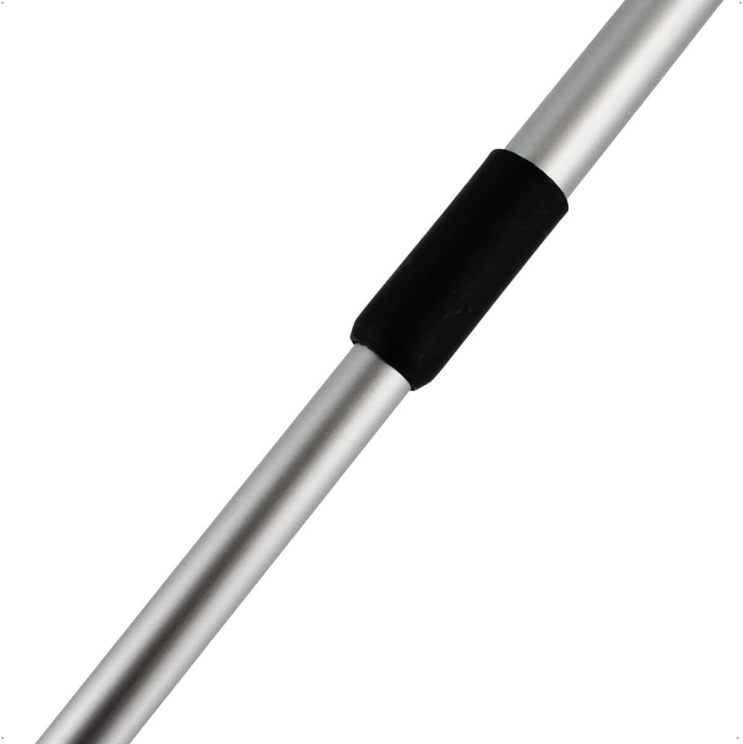 Rekord Kleinfeger (Stahl) mit Teleskopstiel (Aluminium) Länge bis 124 cm & Aufhängeloch, Harke, Rech