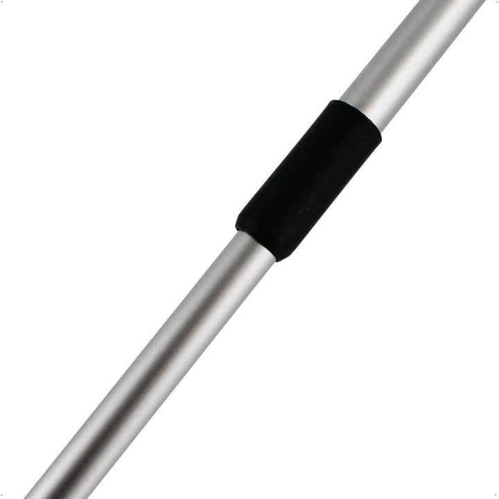 Rekord Kleinfeger (Stahl) mit Teleskopstiel (Aluminium) Länge bis 124 cm & Aufhängeloch, Harke, Rech