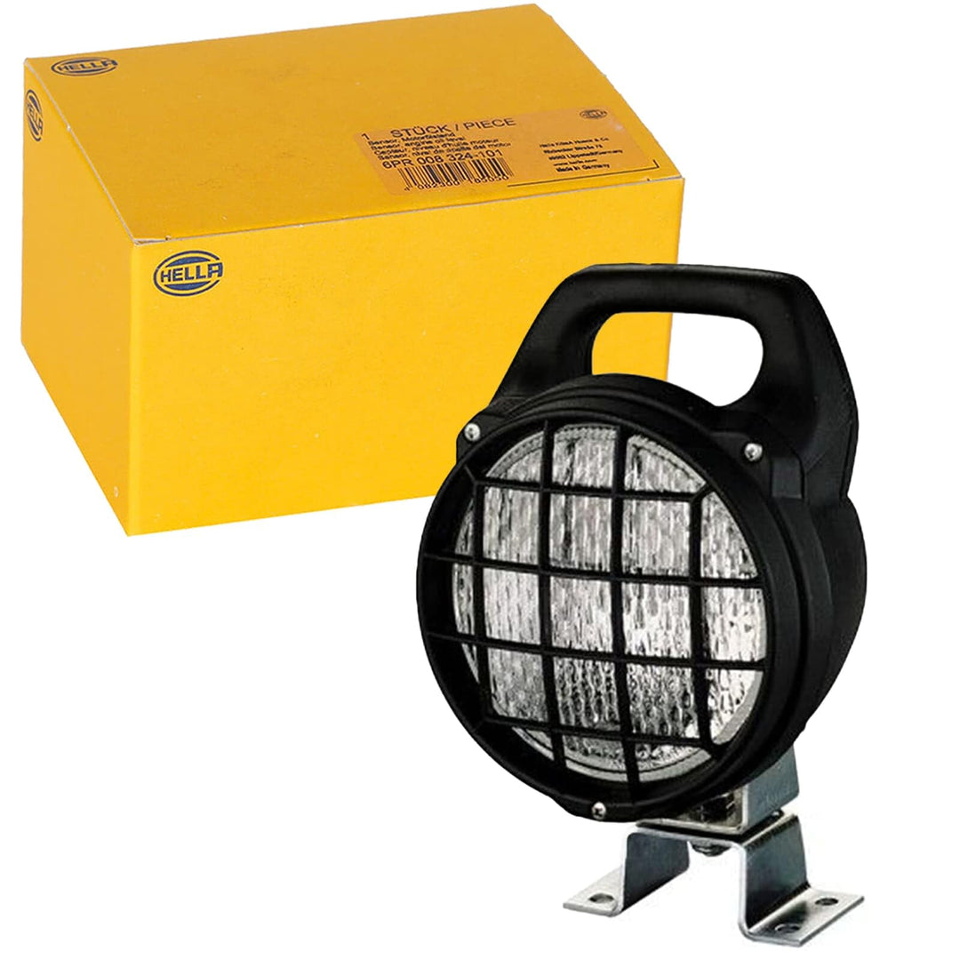 HELLA - Halogen-Arbeitsscheinwerfer - Matador - 24/12V - Schraubanschluss/Anbau - 4-Punkt Befestigun